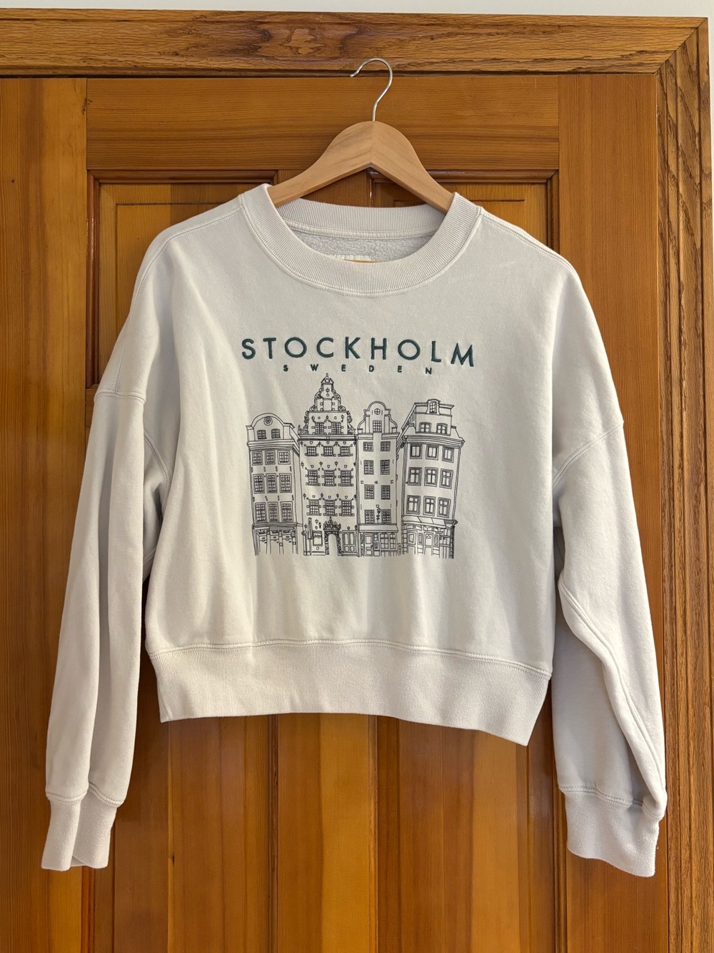 Abercrombie & Fitch Stockholm graphic crewneck sweatshirt